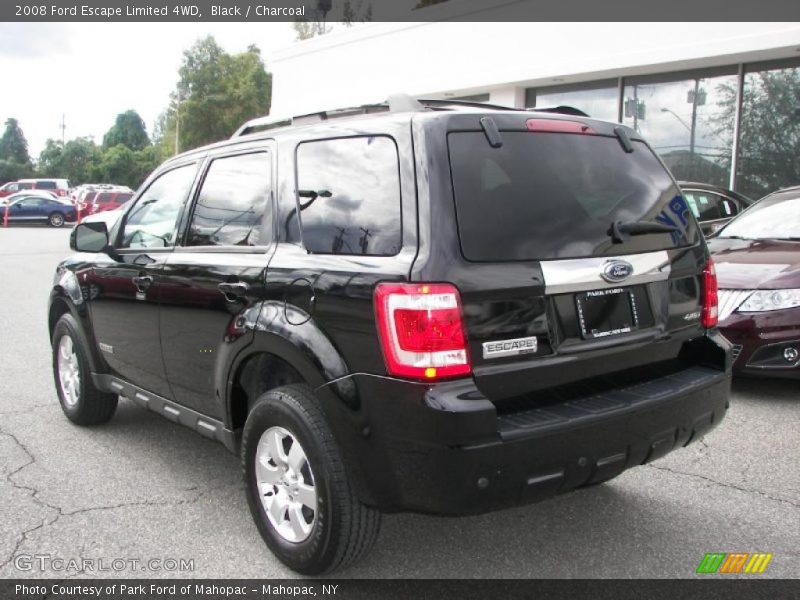 Black / Charcoal 2008 Ford Escape Limited 4WD
