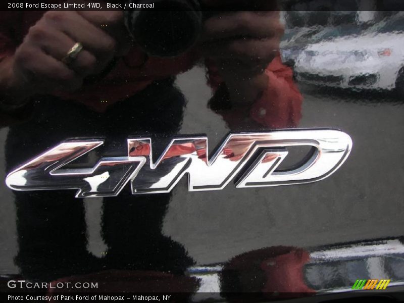 Black / Charcoal 2008 Ford Escape Limited 4WD