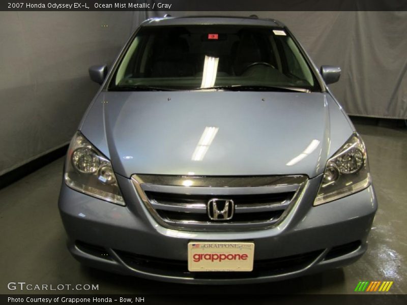 Ocean Mist Metallic / Gray 2007 Honda Odyssey EX-L