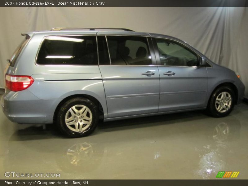 Ocean Mist Metallic / Gray 2007 Honda Odyssey EX-L