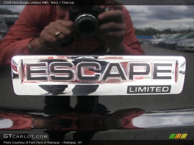 Black / Charcoal 2008 Ford Escape Limited 4WD