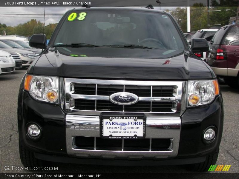 Black / Charcoal 2008 Ford Escape Limited 4WD