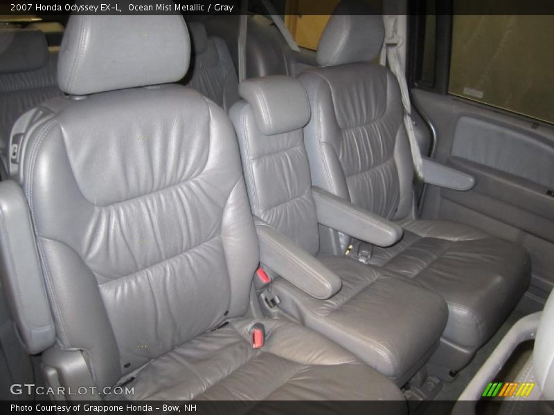Ocean Mist Metallic / Gray 2007 Honda Odyssey EX-L