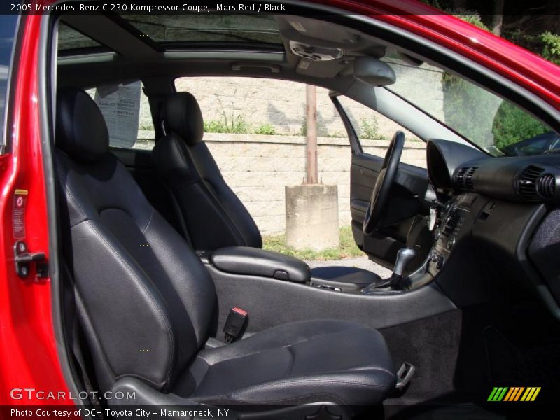 Mars Red / Black 2005 Mercedes-Benz C 230 Kompressor Coupe