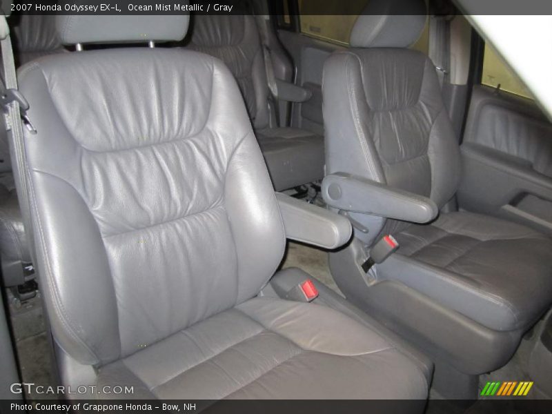 Ocean Mist Metallic / Gray 2007 Honda Odyssey EX-L