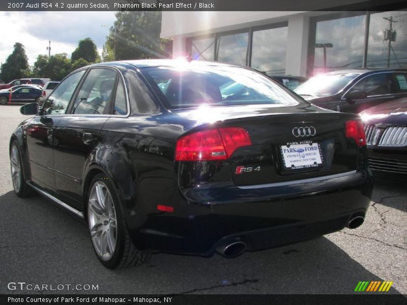 Phantom Black Pearl Effect / Black 2007 Audi RS4 4.2 quattro Sedan