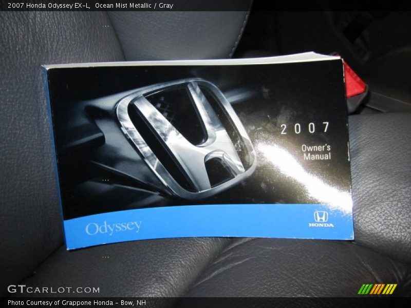 Ocean Mist Metallic / Gray 2007 Honda Odyssey EX-L