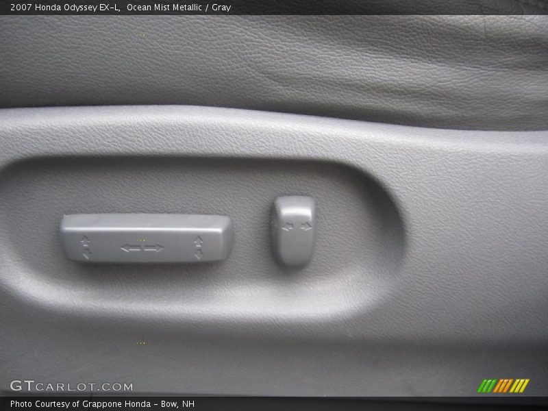 Ocean Mist Metallic / Gray 2007 Honda Odyssey EX-L