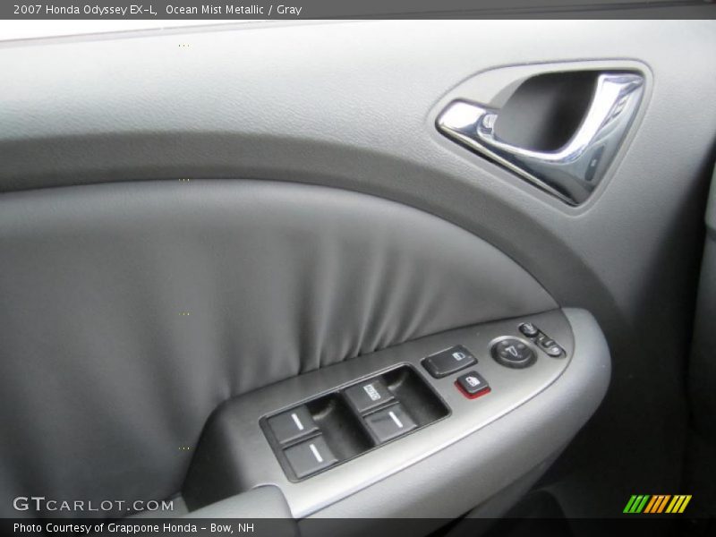 Ocean Mist Metallic / Gray 2007 Honda Odyssey EX-L