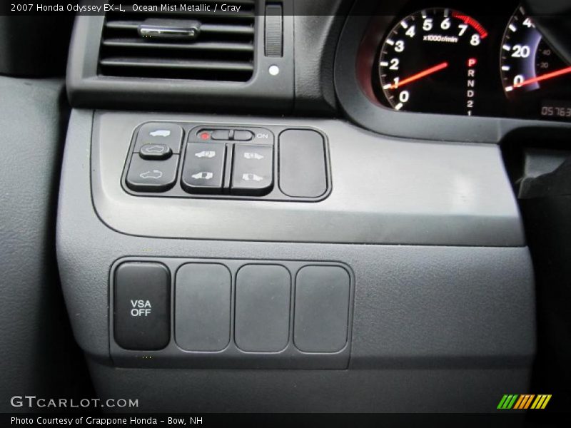 Ocean Mist Metallic / Gray 2007 Honda Odyssey EX-L