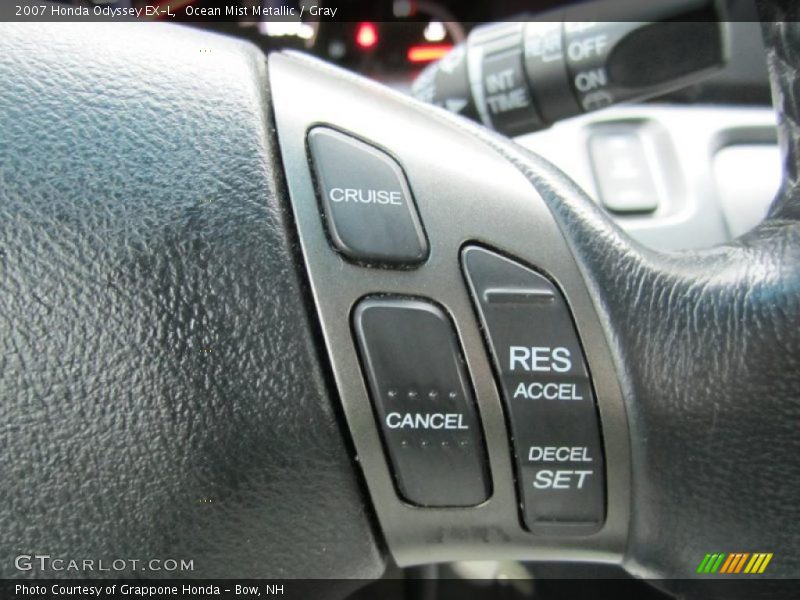 Ocean Mist Metallic / Gray 2007 Honda Odyssey EX-L