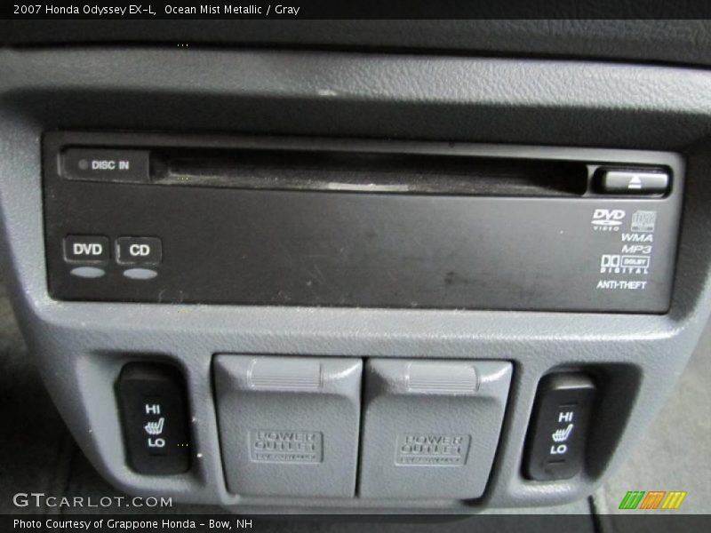 Ocean Mist Metallic / Gray 2007 Honda Odyssey EX-L