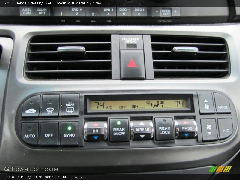 Ocean Mist Metallic / Gray 2007 Honda Odyssey EX-L