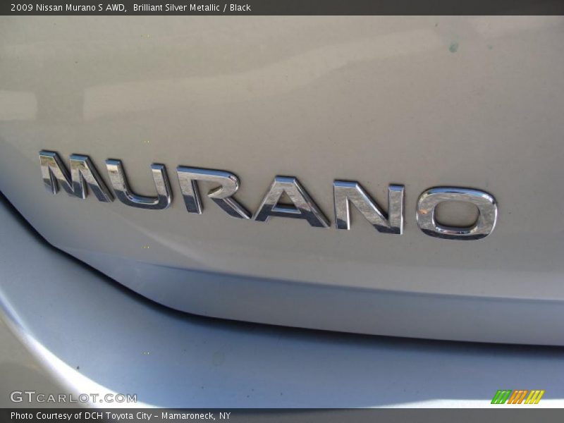 Brilliant Silver Metallic / Black 2009 Nissan Murano S AWD