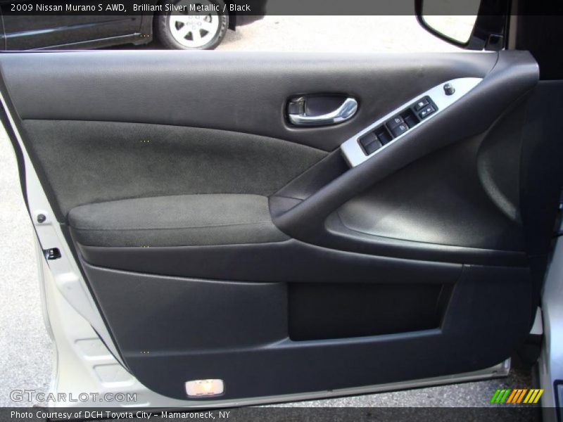 Brilliant Silver Metallic / Black 2009 Nissan Murano S AWD