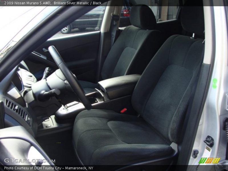 Brilliant Silver Metallic / Black 2009 Nissan Murano S AWD