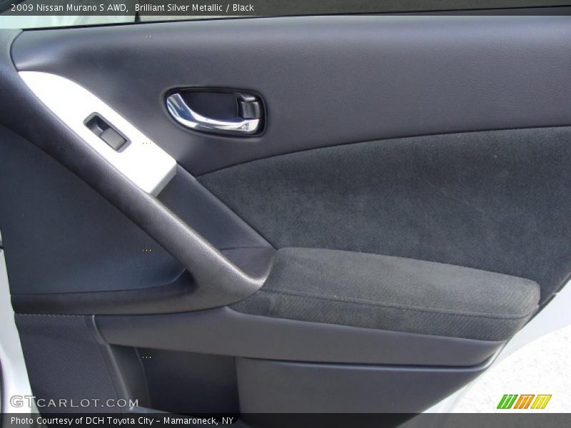 Brilliant Silver Metallic / Black 2009 Nissan Murano S AWD
