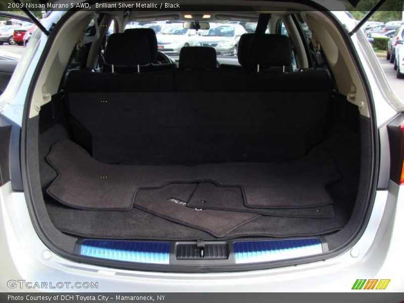 Brilliant Silver Metallic / Black 2009 Nissan Murano S AWD