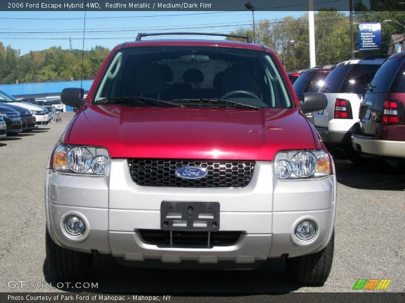 Redfire Metallic / Medium/Dark Flint 2006 Ford Escape Hybrid 4WD