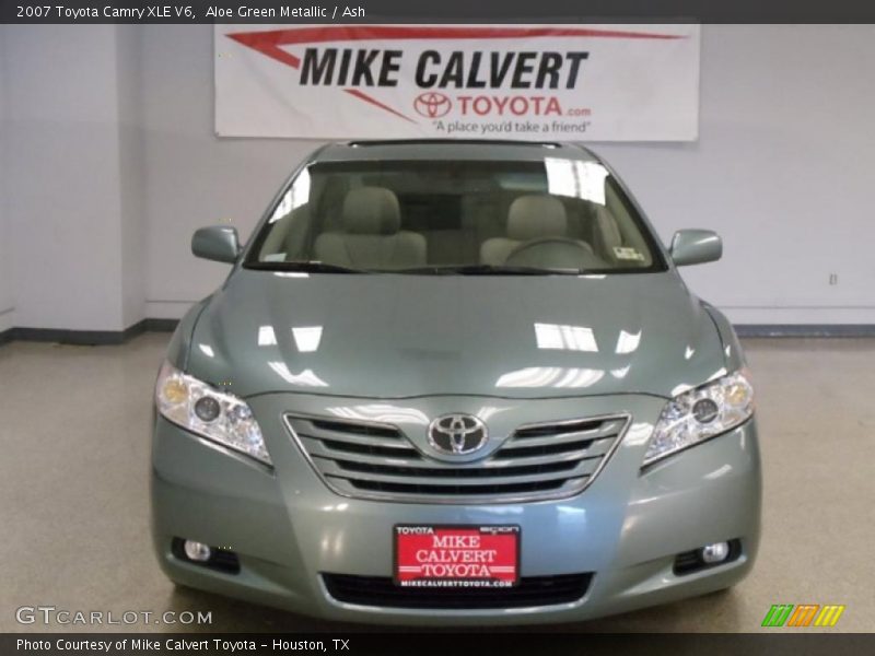 Aloe Green Metallic / Ash 2007 Toyota Camry XLE V6