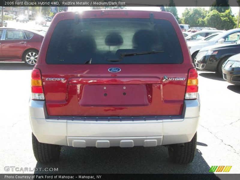 Redfire Metallic / Medium/Dark Flint 2006 Ford Escape Hybrid 4WD