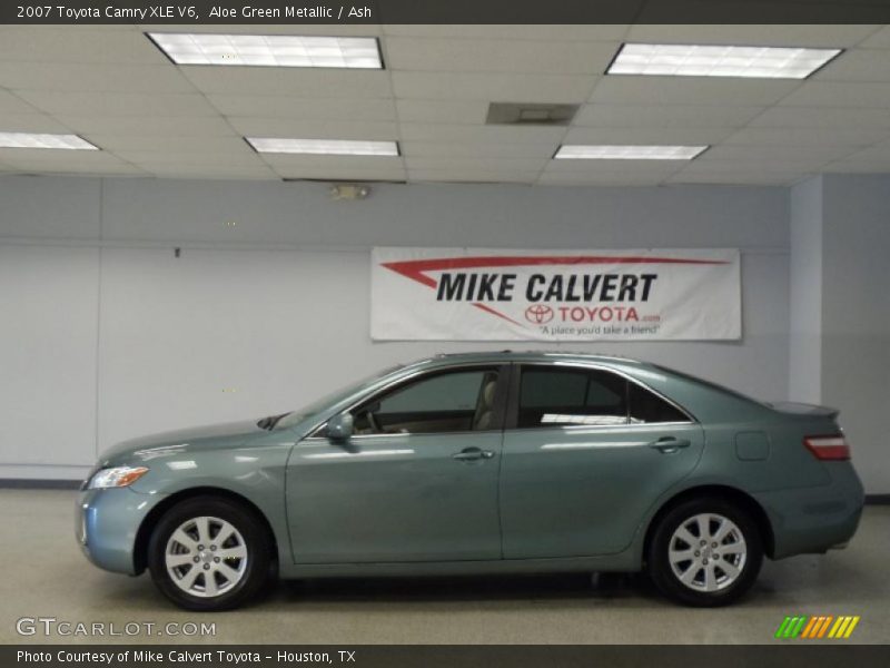 Aloe Green Metallic / Ash 2007 Toyota Camry XLE V6