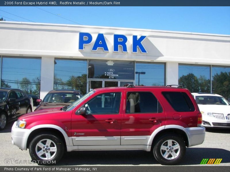 Redfire Metallic / Medium/Dark Flint 2006 Ford Escape Hybrid 4WD