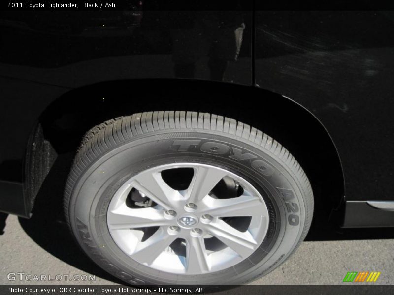 Black / Ash 2011 Toyota Highlander