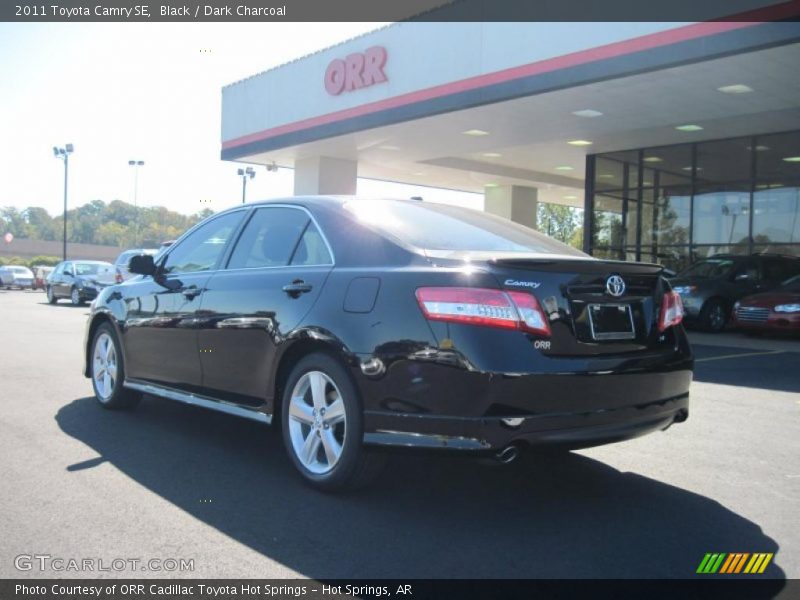 Black / Dark Charcoal 2011 Toyota Camry SE