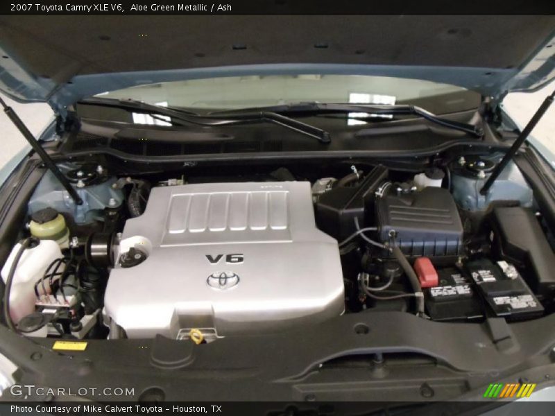 Aloe Green Metallic / Ash 2007 Toyota Camry XLE V6