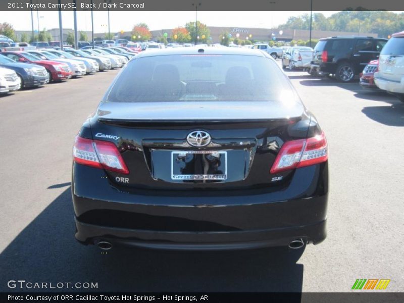 Black / Dark Charcoal 2011 Toyota Camry SE