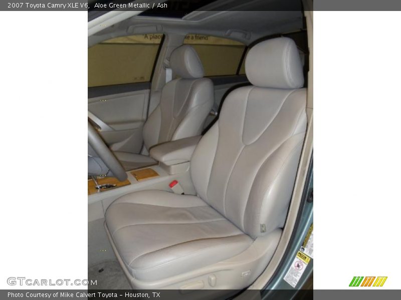 Aloe Green Metallic / Ash 2007 Toyota Camry XLE V6