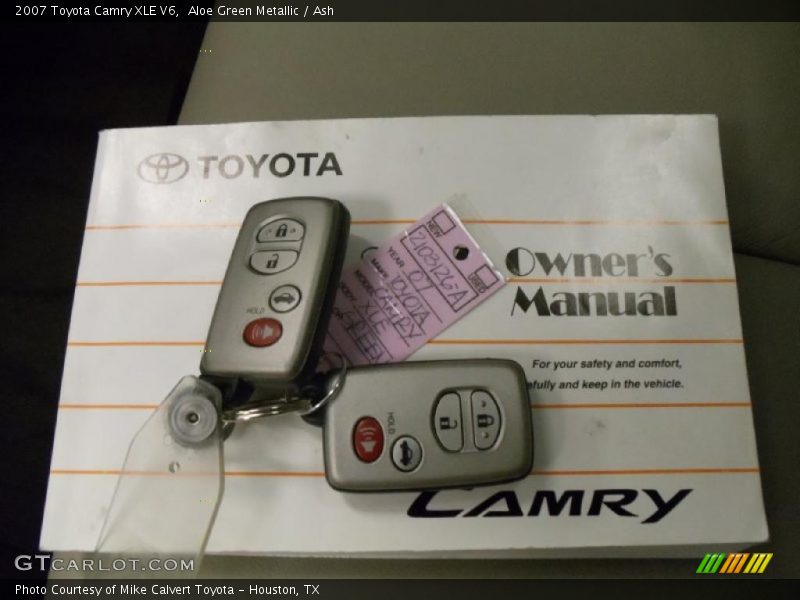 Aloe Green Metallic / Ash 2007 Toyota Camry XLE V6