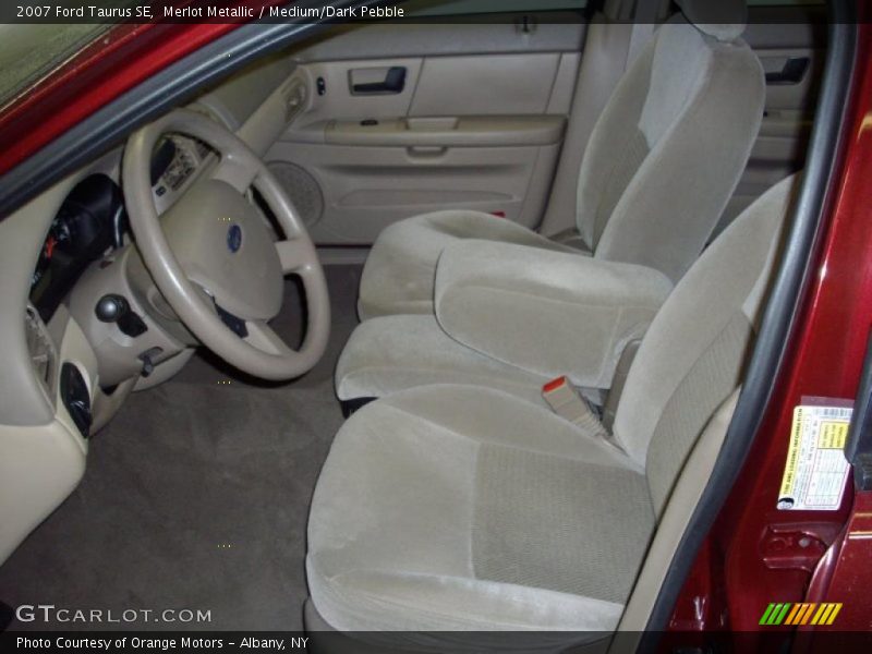 Merlot Metallic / Medium/Dark Pebble 2007 Ford Taurus SE