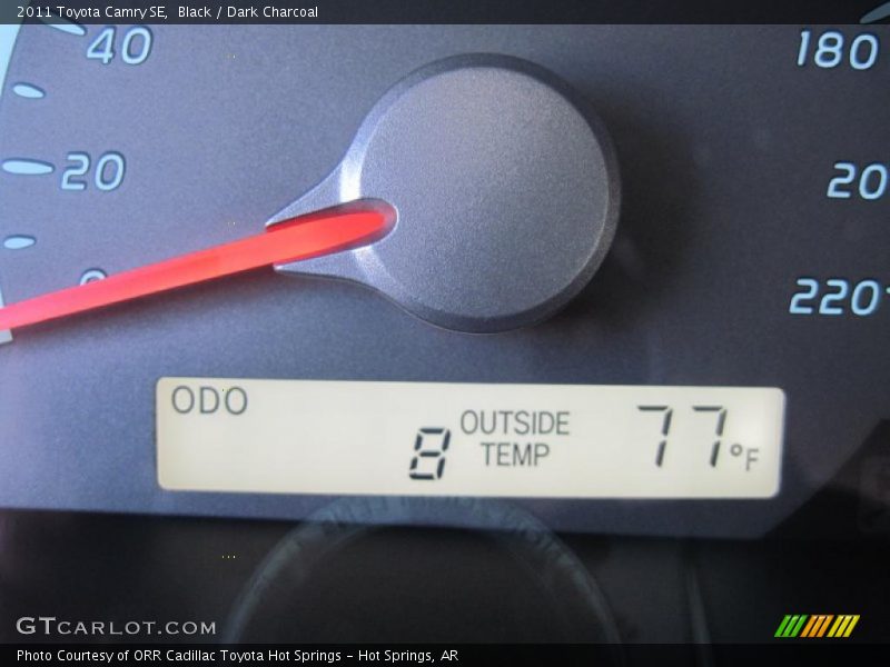 Black / Dark Charcoal 2011 Toyota Camry SE