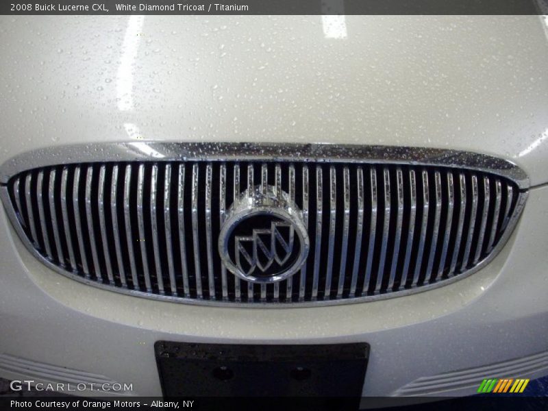 White Diamond Tricoat / Titanium 2008 Buick Lucerne CXL