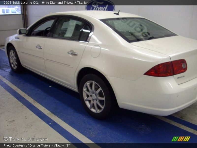 White Diamond Tricoat / Titanium 2008 Buick Lucerne CXL