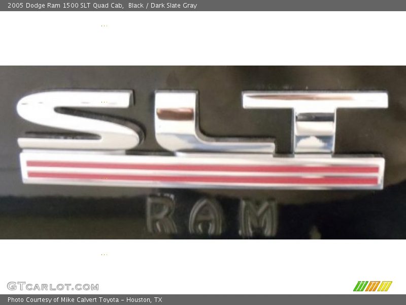 Black / Dark Slate Gray 2005 Dodge Ram 1500 SLT Quad Cab