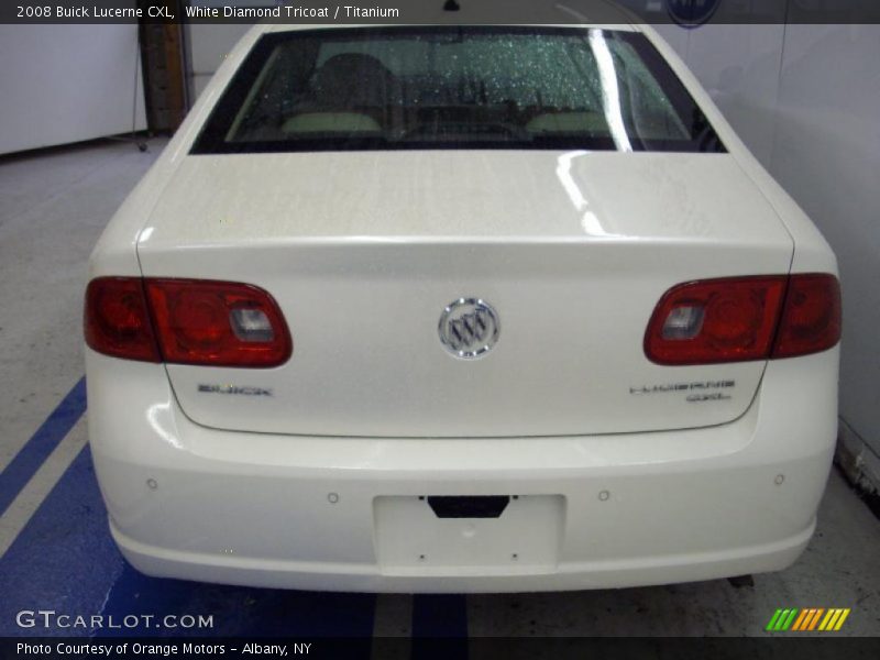 White Diamond Tricoat / Titanium 2008 Buick Lucerne CXL
