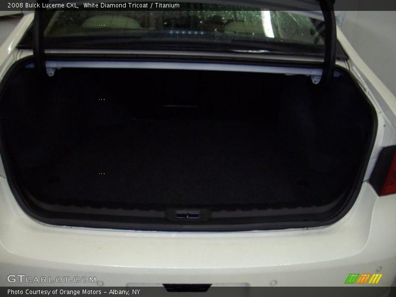White Diamond Tricoat / Titanium 2008 Buick Lucerne CXL