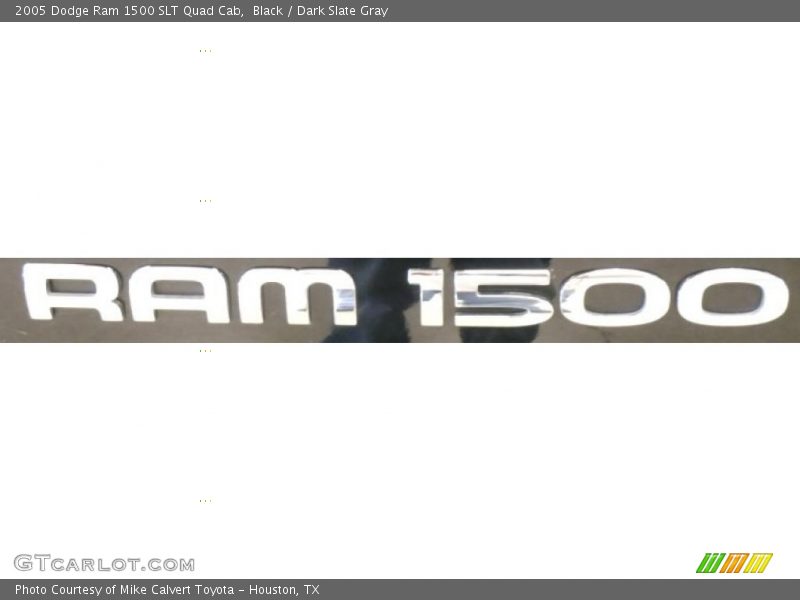 Black / Dark Slate Gray 2005 Dodge Ram 1500 SLT Quad Cab
