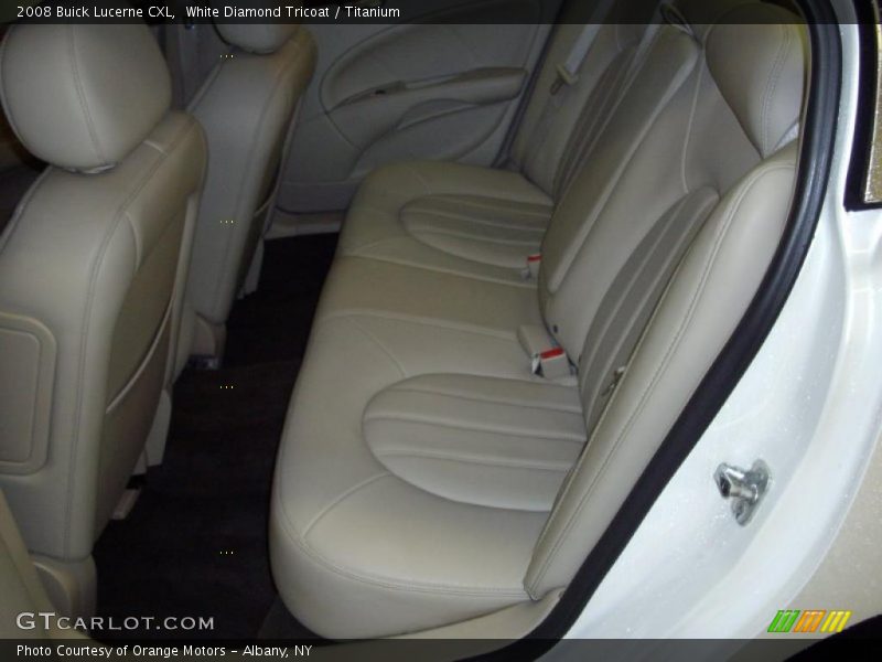 White Diamond Tricoat / Titanium 2008 Buick Lucerne CXL