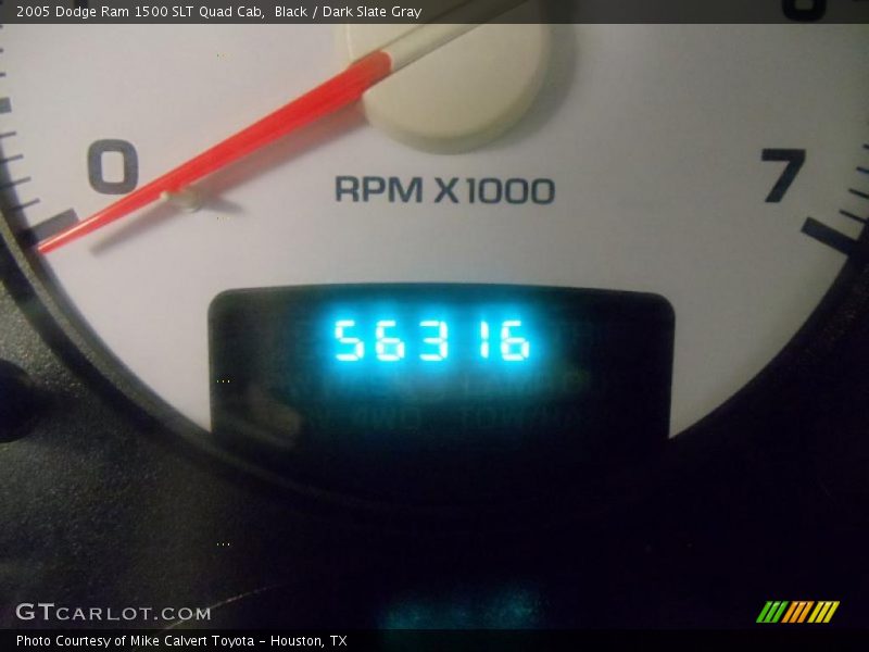 Black / Dark Slate Gray 2005 Dodge Ram 1500 SLT Quad Cab