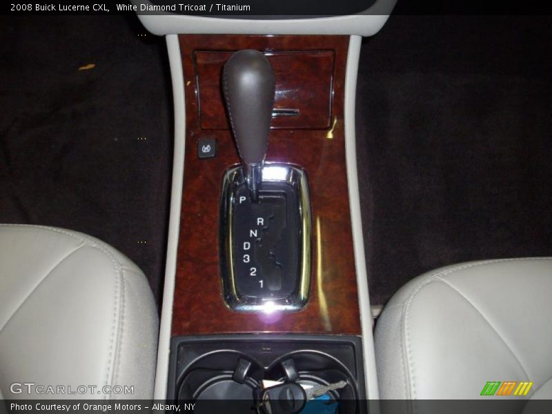 White Diamond Tricoat / Titanium 2008 Buick Lucerne CXL