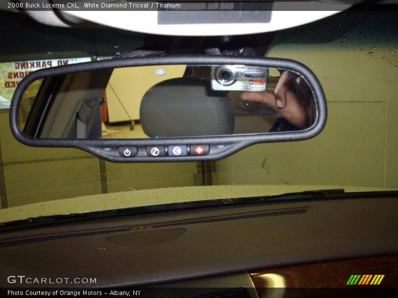 White Diamond Tricoat / Titanium 2008 Buick Lucerne CXL