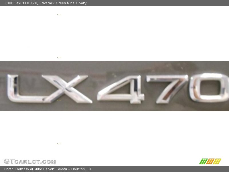 Riverock Green Mica / Ivory 2000 Lexus LX 470
