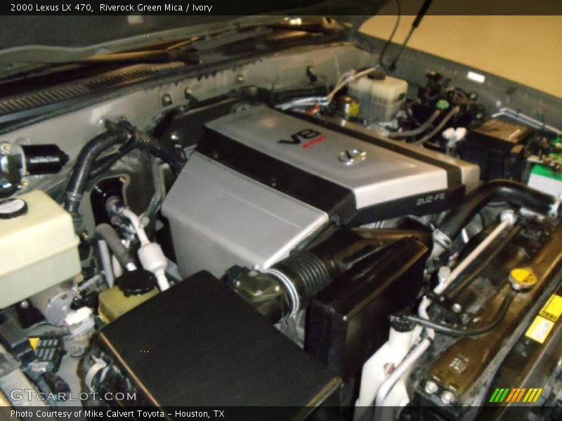 Riverock Green Mica / Ivory 2000 Lexus LX 470