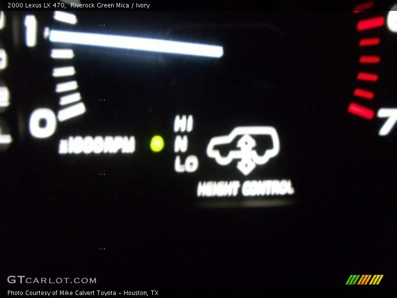 Riverock Green Mica / Ivory 2000 Lexus LX 470