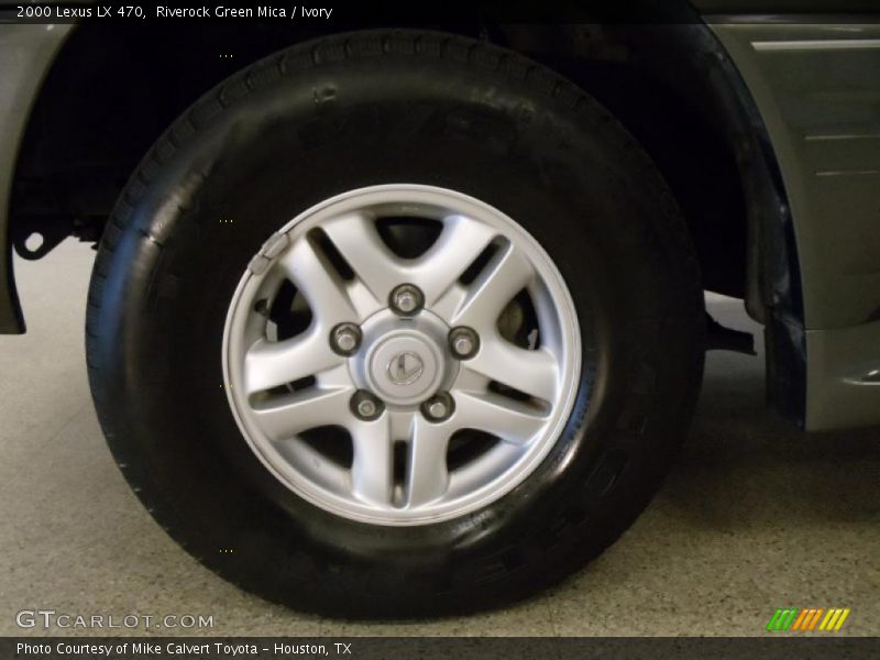 Riverock Green Mica / Ivory 2000 Lexus LX 470