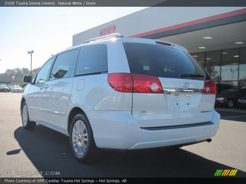 Natural White / Stone 2008 Toyota Sienna Limited